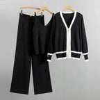 Abby - Women's Three-Piece Knit Lounge Set