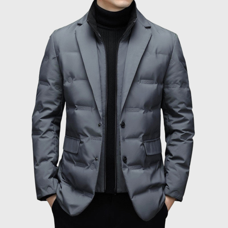Alejandro - Men's Quilted Down Blazer