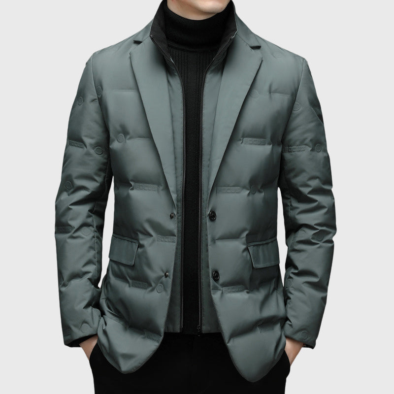 Alejandro - Men's Quilted Down Blazer