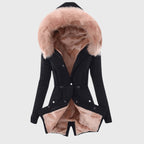 Amber - Women's Contrast Faux Fur Lined Parka