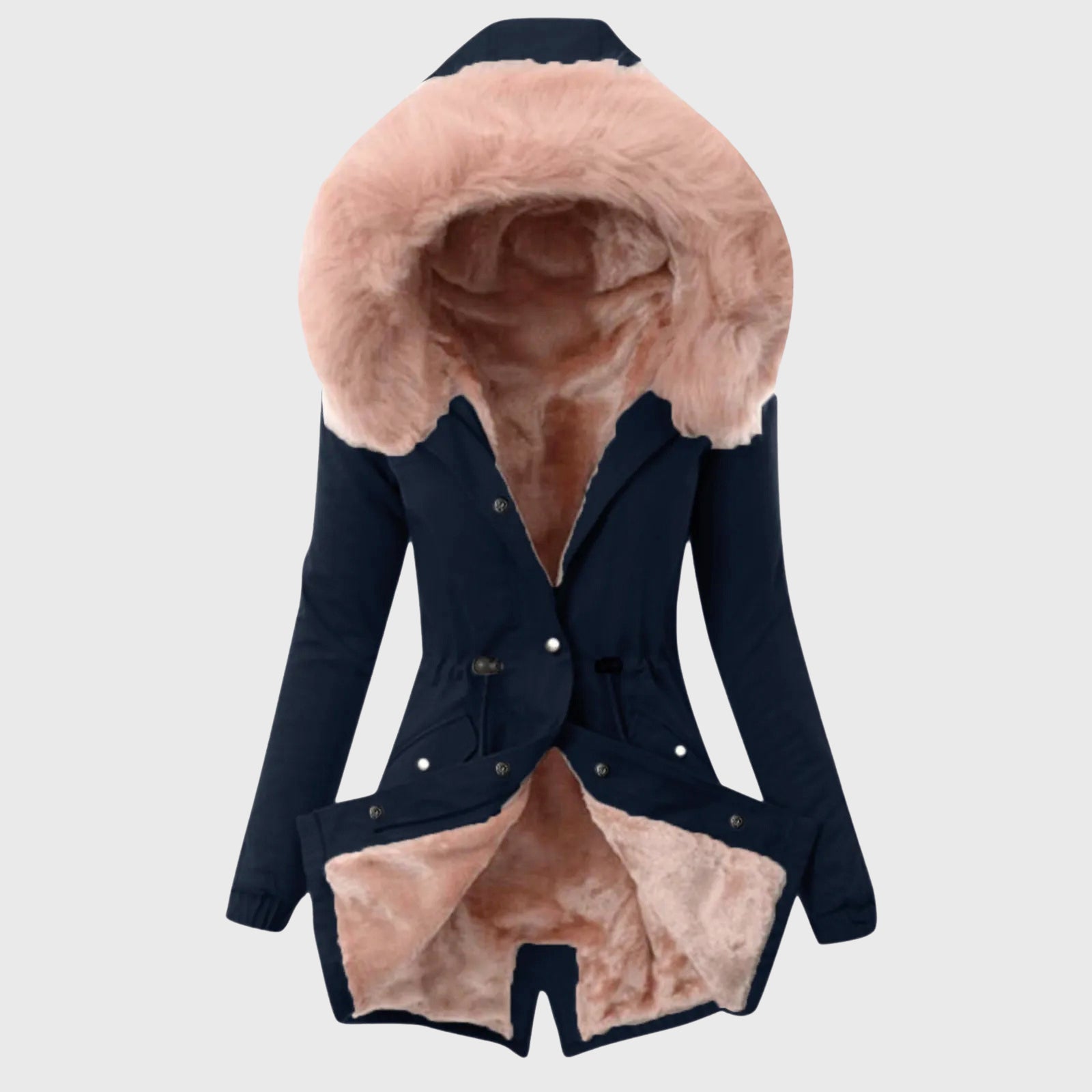 Amber - Women's Contrast Faux Fur Lined Parka