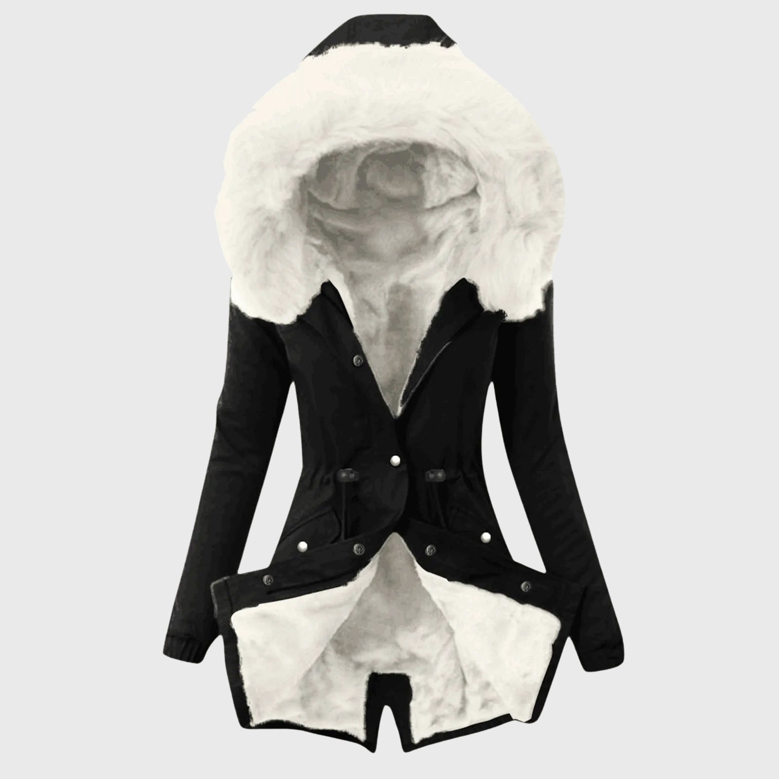 Amber - Women's Contrast Faux Fur Lined Parka
