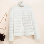 Amelia - Women's Collarless Lightweight Down Jacket