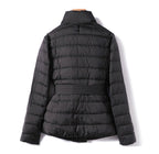Amira - Women's Wrap Style Belted Down Jacket