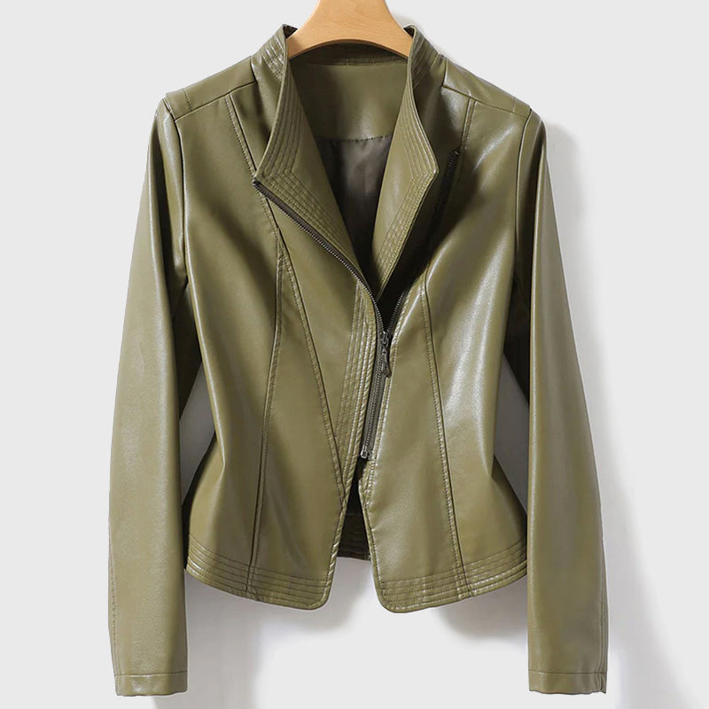 Arabella - Women's Rockstar Vogue Leather Jacket