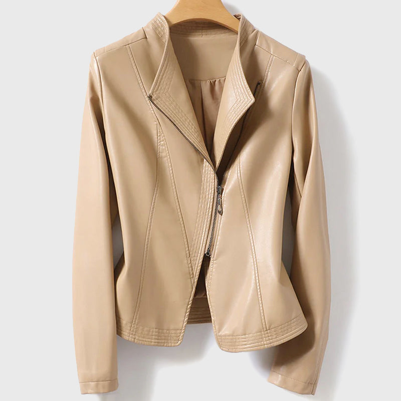 Arabella - Women's Rockstar Vogue Leather Jacket