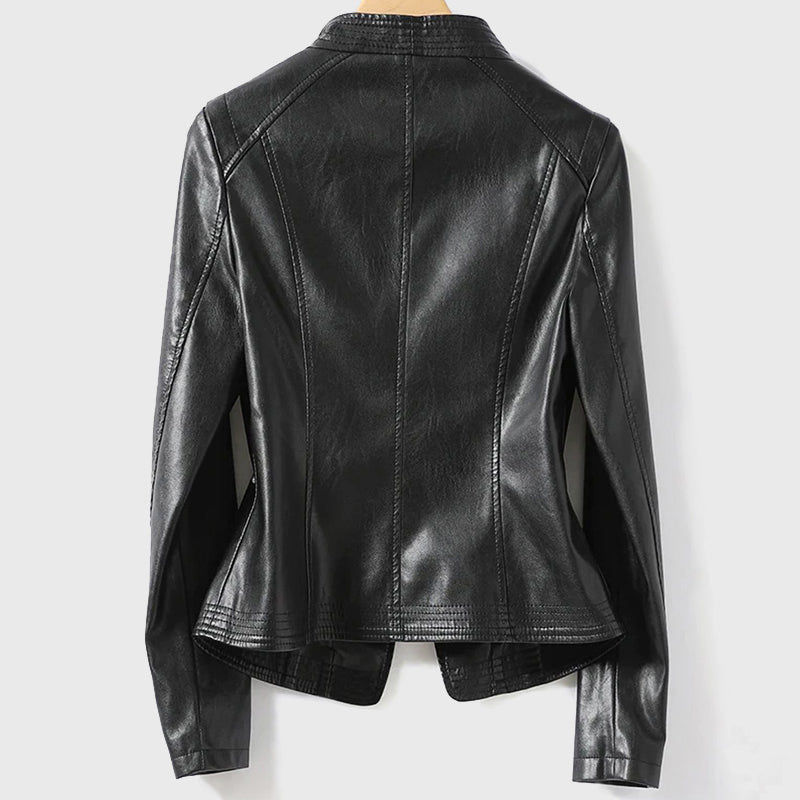Arabella - Women's Rockstar Vogue Leather Jacket