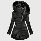Aria - Women's Plush Lined Hooded Puffer Coat