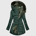 Aria - Women's Plush Lined Hooded Puffer Coat