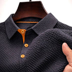 Arjay - Men's Stone Textured Polo Shirt
