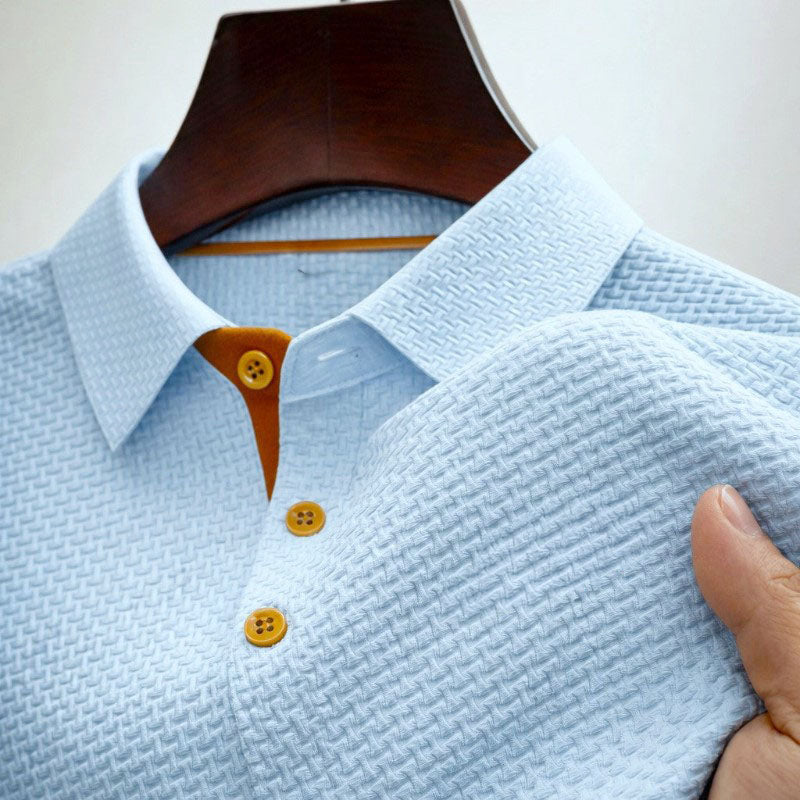 Arjay - Men's Stone Textured Polo Shirt