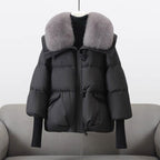 Avery - Women's Faux Fur Collar Down Jacket