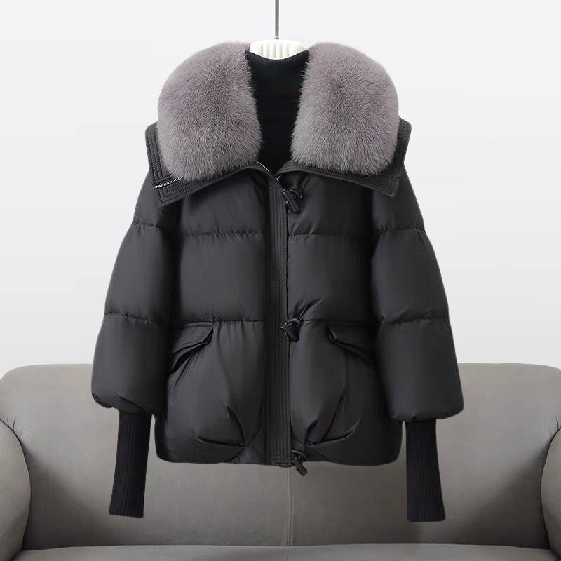 Avery - Women's Faux Fur Collar Down Jacket