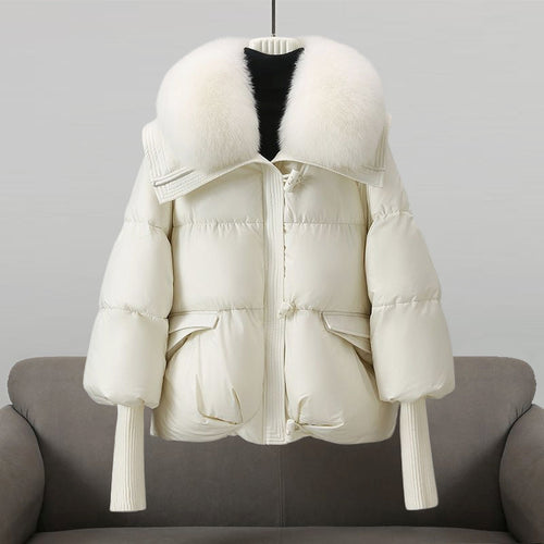 Avery - Women's Faux Fur Collar Down Jacket