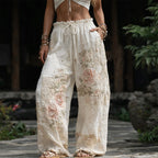 Aylin - Women's Rose Garden Palazzo Pants