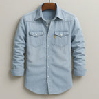 Beckham - Men's Casual Denim Button-Down Shirt