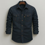 Beckham - Men's Casual Denim Button-Down Shirt