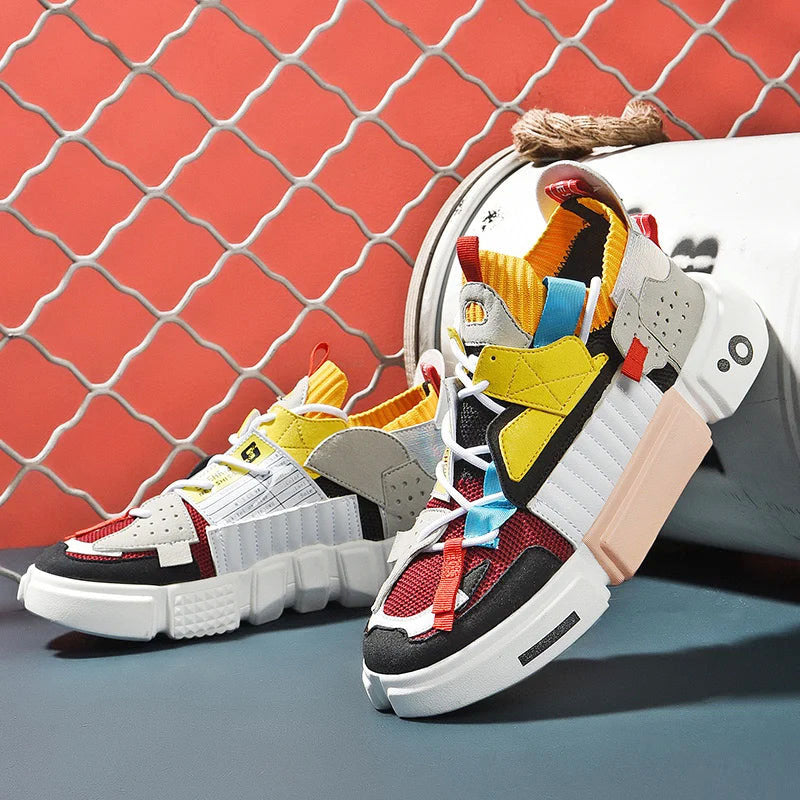 Bennett - Men's Chunky High-Top Sneakers