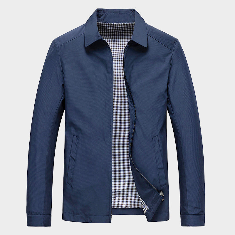 Brandon - Men's Zip-Up Stand Collar Casual Jacket