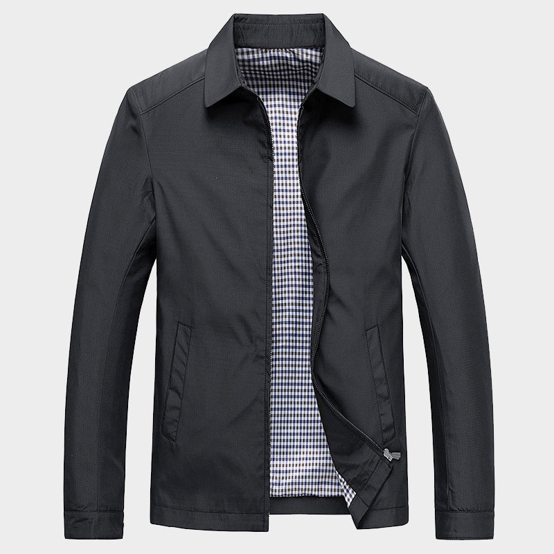 Brandon - Men's Zip-Up Stand Collar Casual Jacket
