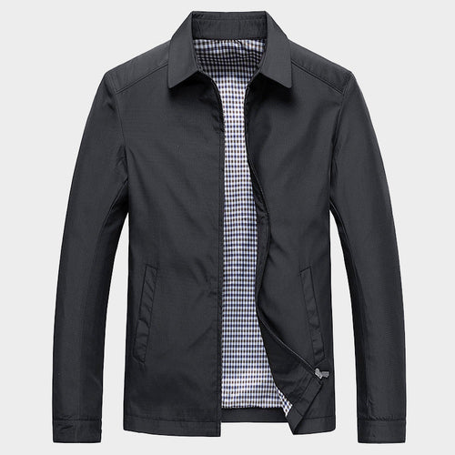 Brandon - Men's Zip-Up Stand Collar Casual Jacket