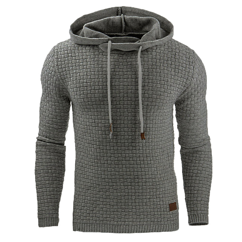 Brantley - Men's Waffle-Knit Winter Hoodie