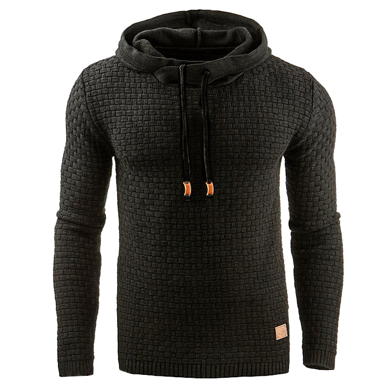 Brantley - Men's Waffle-Knit Winter Hoodie