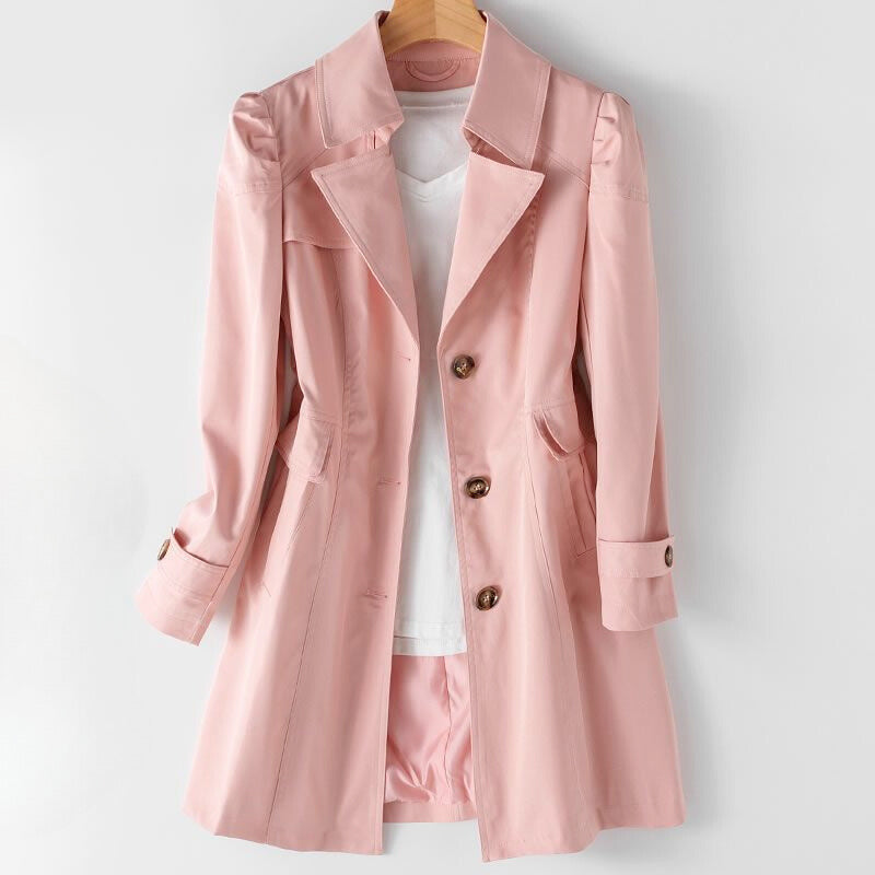Callie - Women's Classic Trench Coat