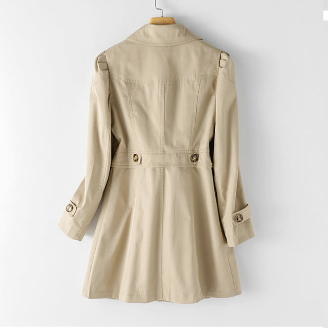 Callie - Women's Classic Trench Coat