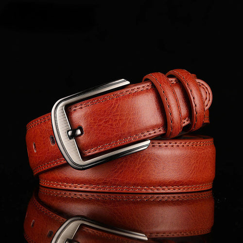 Callum - Men's Classic Textured Leather Belt