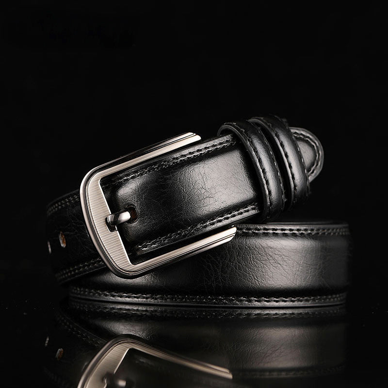 Callum - Men's Classic Textured Leather Belt
