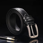 Callum - Men's Classic Textured Leather Belt