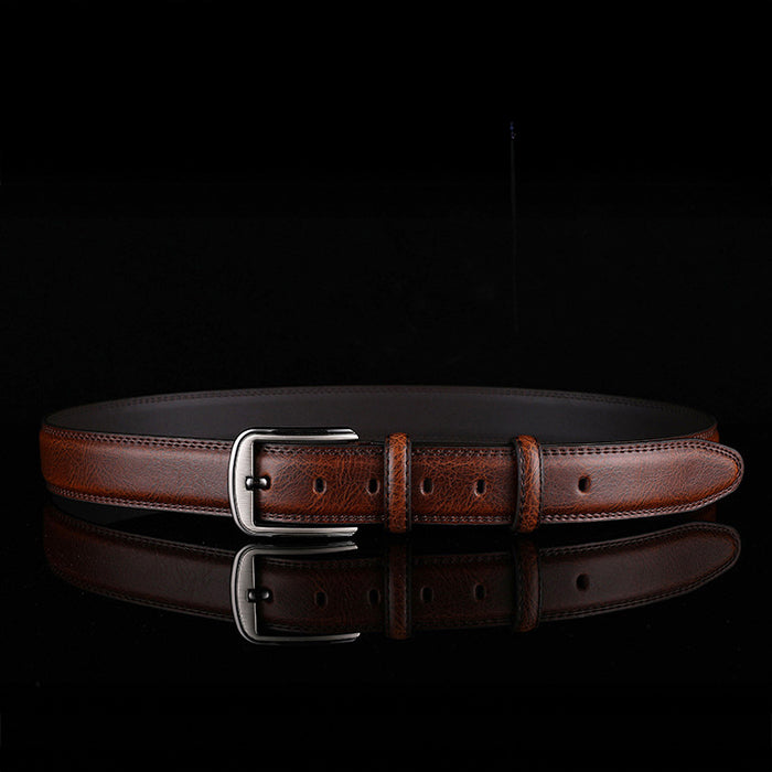 Callum - Men's Classic Textured Leather Belt