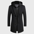 Calvin - Men's Casual Hooded Overcoat