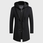 Calvin - Men's Casual Hooded Overcoat
