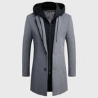 Calvin - Men's Casual Hooded Overcoat