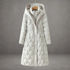 Cassidy - Women's Longline Hooded Down Coat