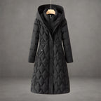 Cassidy - Women's Longline Hooded Down Coat