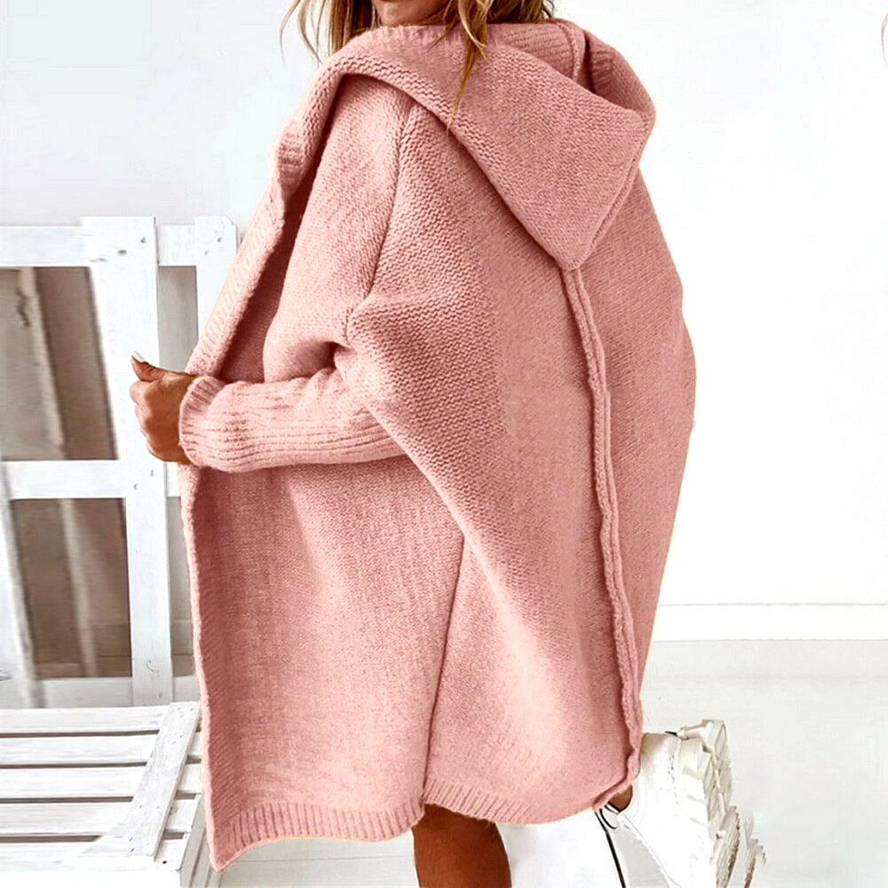 Celine - Women's Knit Hooded Cardigan