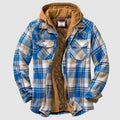 Charles - Men's Quilted Hooded Lumberjack Jacket