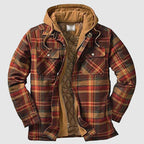 Charles - Men's Quilted Hooded Lumberjack Jacket