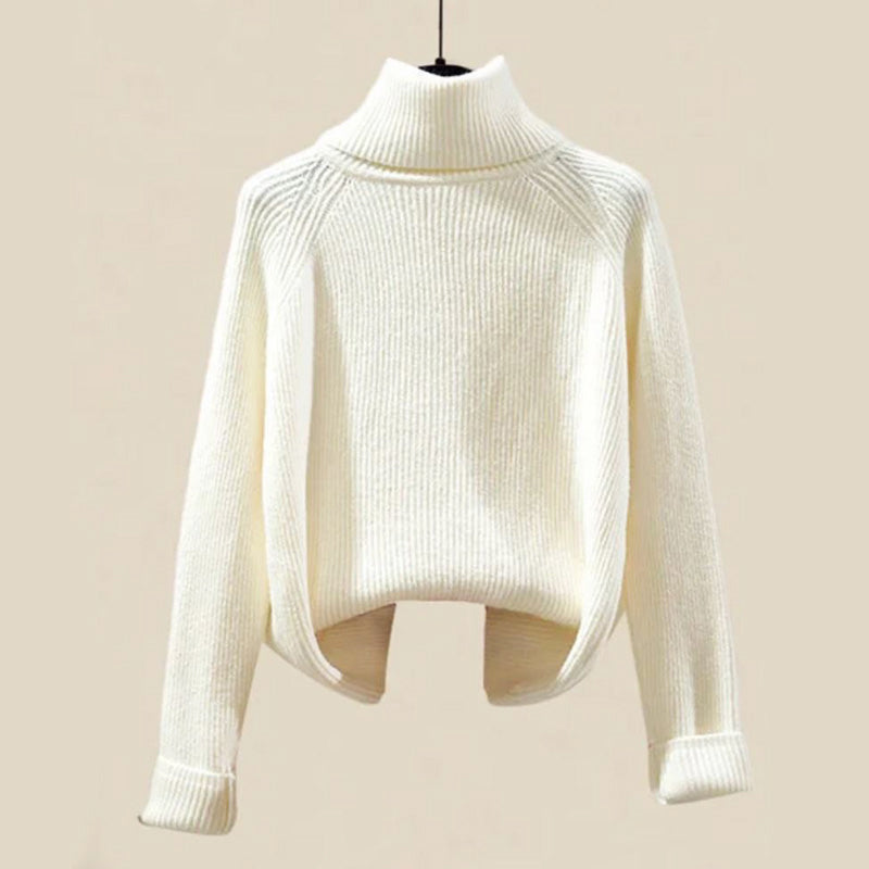 Cherry - Women's Three-Piece Winter Knit Outfit Set