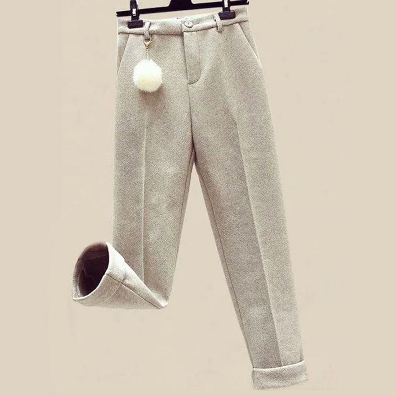 Cherry - Women's Three-Piece Winter Knit Outfit Set