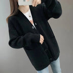 Chloe - Women's Relaxed Button-Front Soft Knit Cardigan