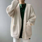 Chloe - Women's Relaxed Button-Front Soft Knit Cardigan