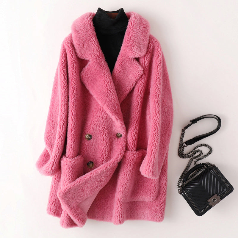 Cora - Women's Faux Shearling Teddy Coat