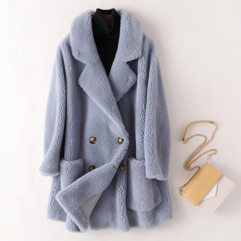 Cora - Women's Faux Shearling Teddy Coat