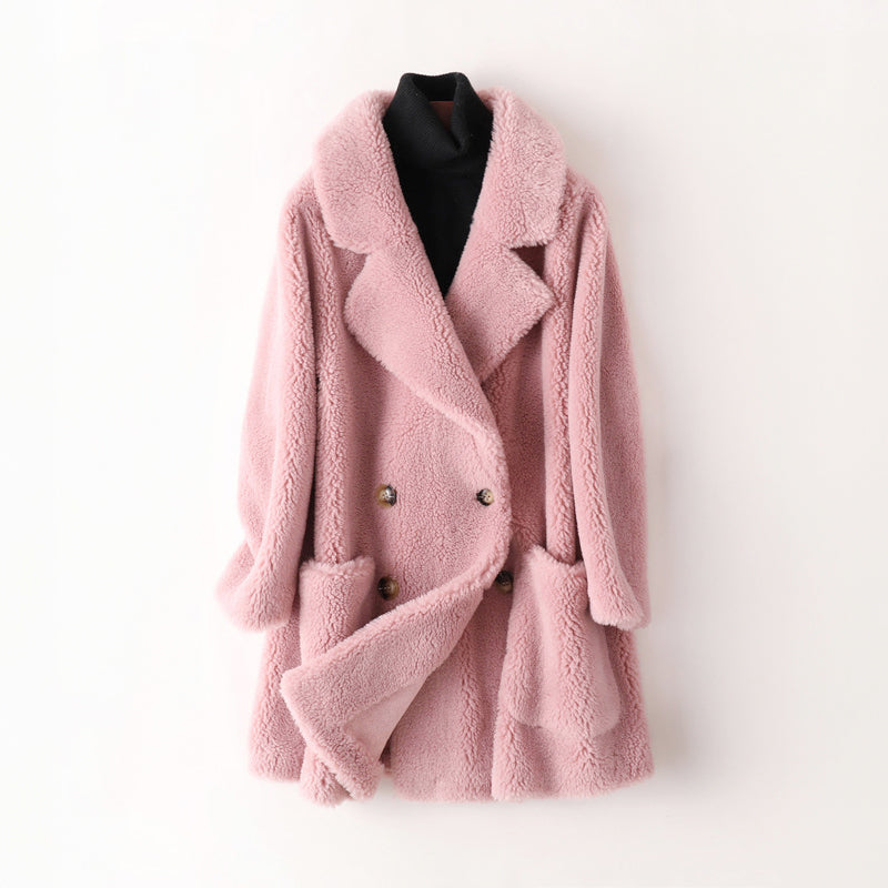 Cora - Women's Faux Shearling Teddy Coat