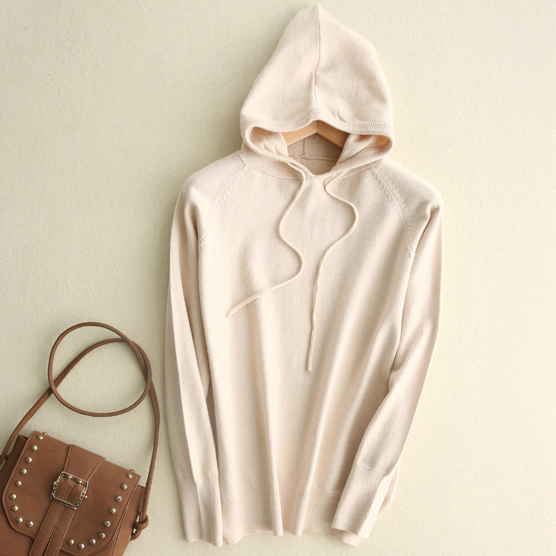 Dahlia - Women's Casual Pullover Knit Hoodie