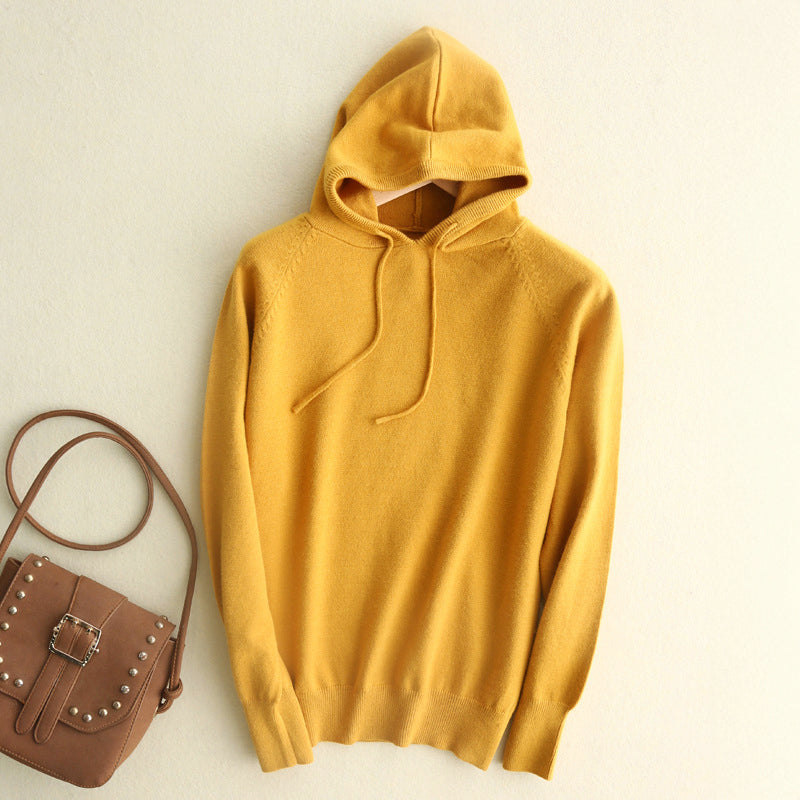 Dahlia - Women's Casual Pullover Knit Hoodie